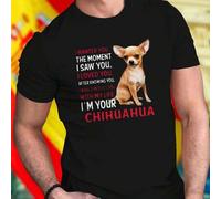 Shein Camiseta Hombre I Wanted You The Moment I Saw You I Loved You After Knowing You I Would Protect You With My Life I Am Your Chihuahua Regalo Original M