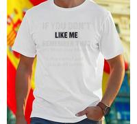 Shein Camiseta Hombre IF YOU DONT LIKE ME REMEMBER THAT its Mind over Matter Regalo Original Divertido Moda Casual Estilo Urbano Exclusiva Oferta Para Ti