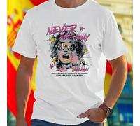 Shein Camiseta Hombre NEVER FADE AWAY UNKNOWN HEAVY IN DARKNESS STRENGTH IN THE UNKNOWN EXPLORE YOUR DARK SIDE Diseño Moderno Moda Juvenil Estilo Calle Casu