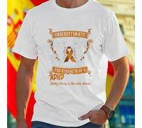 Shein Camiseta Hombre Never Underestimate The Strength Of A ADHD Warrior Being Strong Is The Only Choice Moda Moderna Confortable Regalo Inspirador Edición