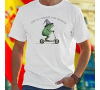 Shein Camiseta hombre Off to commit tom foolery divertida moda casual algodón regalo original juvenil verano oferta exclusiva