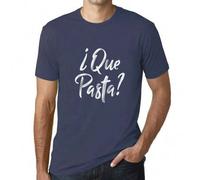 Shein Camiseta Hombre Que Les Pâtes - Que Pasta - Camiseta Gráfica Eco-Responsable Vintage Regalo Novedad