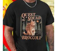 Shein Camiseta Hombre QUEST SQUAD BROCCOLI No One Wants It But It s Good For You Diseño Moderno Regalo Creativo Moda Casual Juvenil Oferta Exclusiva Ropa Di