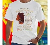 Shein Camiseta Hombre Sagitario Girl I Was Born With My Heart On My Sleeve A Fire In My Soul And A Mouth I Can T Control Moda Urbana Juvenil Regalo Creativo