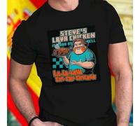 Shein Camiseta Hombre Steve S Lava Chicken Is Good As Hell La La Lava Chi Chi Chicken Diseño Original Divertido Moda Casual Juvenil Oferta Exclusiva Regalo