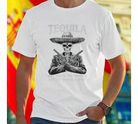 Shein Camiseta Hombre Tequila May Not Be The Answer But It S Worth A Shot Algodón Suave Casual Estilo Divertido Regalo Original Moda Oferta Exclusiva Outfit