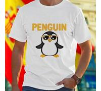 Shein Camiseta Hombre THIS IS MY PENGUIN PAJAMA SHIRT Moda Divertida Algodón Verano Ropa Casual Unisex Cómoda Regalo Original Estilo Único Oferta Exclusiva