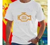 Shein Camiseta Hombre THIS LITTLE LIGHT OF MINE CHECK ENGINE GONNA LET IT SHINE Estilo Urbano Divertida Casual Juvenil Moda Cómoda Popular Regalo Original
