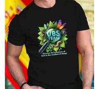 Shein Camiseta hombre VBS TEAM Discover the greatness of God in the smallest of things moda juvenil nuevo estilo material cómodo alta calidad oferta exclusi