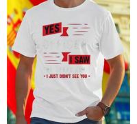 Shein Camiseta Hombre YES OFFICER I SAW THE SPEED LIMIT I JUST DIDN T SEE YOU Moda Urbana Frase Divertida Casual Regalo Original Oferta Especial Estilo Juv
