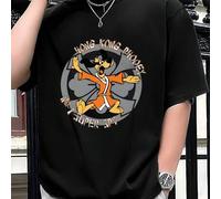 Shein Camiseta Hong Kong Phooey n.º 1 Super Spy, cuello redondo, para hombre, 220 g/m², algodón puro de verano, manga corta (1 unidad)