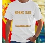 Shein Camiseta Horse Dad Hombre Frase Divertida I Just Hold The Horse Fix Whatever Is Broken Hand Over The Money And Drive The Horse Box Regalo Original Mod