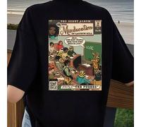 Shein Camiseta Lauryn Hill Miseducation para mujer, 220 g, nueva camiseta de algodón de verano con cuello redondo y estampado en la espalda (1 pieza)