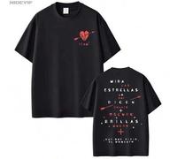 Shein Camiseta Manuel Carrasco Wild From The Root para hombres y mujeres, ropa casual hip-hop, camisetas oversize, camiseta 100% algodón MCO5