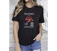 Shein Camiseta negra de algodón puro de 180g con estampado del aniversario de Michael Schenker y Rory Gallagher, de la colección FF1970, tallas de S a 5XL,