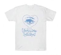 Shein Camiseta oversize "Intuición Olivia Drop Dead Rodrigo" para hombres y mujeres, camiseta con estampado de moda lindo, casual, de algodón, corte holgado