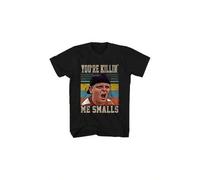 Shein Camiseta para adolescentes inspirada en el póster de la película The Sandlot. Camiseta 100 % algodón con cuello redondo y estampado geométrico. Ropa i