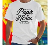 Shein Camiseta para hombre Ho due non Papà Nonno e mi stanno da dio entrambi divertida para padres y abuelos regalo original moda casual cómoda estilo único