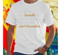 Shein Camiseta para hombre I will use my breath to speak up for those who cant breathe moda casual cómoda diseño único para activismo conciencia regalo e