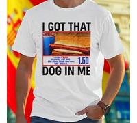 Shein Camiseta para Hombre Moda Casual One Half Pound Plus All Beef Hot Dog And Twenty Ounce Soda With Refill 580 850 Cal Oferta Exclusiva Estilo Verano Reg