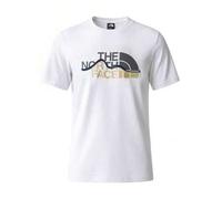 Shein Camiseta para hombre SS Mountain Line TNF Blanco