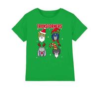 Shein Camiseta para niños/Niños con diseño de robot (verde kelly)