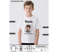 Shein Camiseta personalizada, camiseta deportiva, transpirable, un regalo - Agrega imágenes para diseñar tu propia camiseta personalizada e impresa