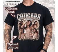 Shein Camiseta personalizada para hombre con foto "Y2K", personaliza tu texto y foto, personaliza tu nombre/selfie/bebé/amigo/ídolo/pareja/familia/fiesta/es