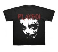 Shein Camiseta, Rap camiseta Mercancía de concierto Whole Lotta Red Die Lit, Impresión gráfica de hip-hop rara