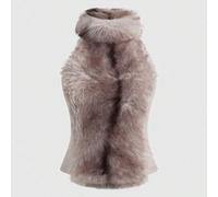 Shein Camiseta sin mangas ajustada y sexy con malla transparente, parches de piel sintética y efecto degradado (estilo Y2K)