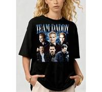 Shein Camiseta "Team Daddy" de la saga Crepúsculo, camiseta vintage de la película