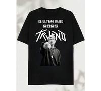 Shein Camiseta Thunder El Último Baile 2025 World Tour para hombre - Impresión gráfica REAL GANGSTA LOVE, descarga instantánea y lista para imprimir, estilo