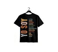 Shein Camiseta única de la Independencia de México: "Yo Soy" para mujeres latinas fuertes. Divertidas camisetas de algodón puro. Regalos de Navidad para Acc
