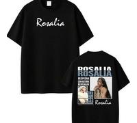 Shein Camiseta unisex con capucha y sudadera de la gira LUX de Rosalía 2026 para fans.