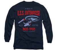 Shein Camiseta unisex para adultos con estampado de Stardate 2245 (marina)