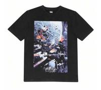Shein Camiseta unisex para adultos de la Guerra Espacial (negra)