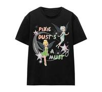 Shein Camiseta unisex para adultos Pixie Dust's A Must Tinker Bell & Periwinkle (Negro)