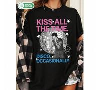 Shein Camiseta vintage con el diseño "Harry Style besa todo el tiempo" del nuevo álbum, Camiseta gráfica HS4, Camiseta con estilo de gira musical retro, Reg