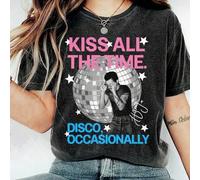 Shein Camiseta vintage del nuevo álbum "Besa todo el tiempo", camiseta gráfica HS4, camiseta de estilo retro de gira musical, regalo de fans unisex
