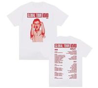 Shein Camisetas de la Gira Mundial Pablo Alborán 2026-2027, Camiseta unisex de algodón de manga corta casual estilo Harajuku, Gothic, Hip Hop para hombres