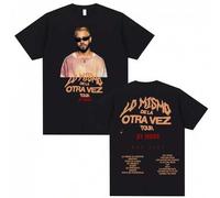 Shein Camisetas de merchandising de la gira "Lo Mismo Dela Otra Vez Tour 2025" del rapero Mora. Camisetas de moda unisex de manga corta con estampado de hip