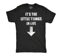 Shein Camisetas de perro loco para hombre, divertidas, son las pequeñas cosas de la vida, sarcásticas, chistes ricos, camiseta novedosa para hombre