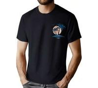 Shein Camisetas para hombres,1pc Women'S Casual Round Neck Short Sleeve T-Shirt with "Just a Reminder: I Love You" Heart Print, Pure cotton Knit Fabric, Sum