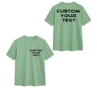 Shein Camisetas personalizadas con texto personalizado para hombres. Sube tus fotos/fotos de grupo/parejas/familia/mascotas/mejores amigos. Personalización