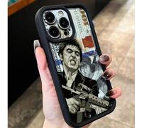 Shein Carcasa de teléfono antichoque con diseño de superhéroe en billetes creativa y única, compatible con 16, 16 Plus, 15, 14, 13, 12, 11, XS, XR, X, 7, 8