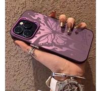 Shein Carcasa De Teléfono De Mariposa Imd De Doble Capa Que Cambia De Color / Compatible Con Iphone 11 / Iphone 15 Pro Max / 14 Pro Max / 13/12