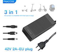 Shein Cargador de scooter eléctrico de 42V 2A, compatible con baterías de ión de litio de 36V, adecuado para Jetson, Razor, Swagtron, Bird, Gotrax, Segway,