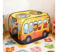 Shein Carpa de juego portátil, sin necesidad de montaje, apertura de un solo tirón, interactiva y de juego de roles para interiores/exteriores, transpirable