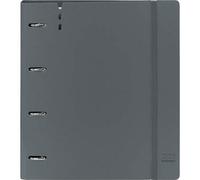 Shein CARPETA 4 ANILLAS 35MM CON RECAMBIO SAFTA "DARK GREY" - Carpeta Anillas Licencia Oficial - Diseño Exclusivo - Ideal para Uso Diario - Material Durader