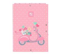 Shein Carpeta Folio 3 Solapas Moos "Passion" Tamaño De Folio y Diseño Divertido | Carpeta Folio 3 Solapas Moos "Passion" Resistente y Ligera, Perfecta Para